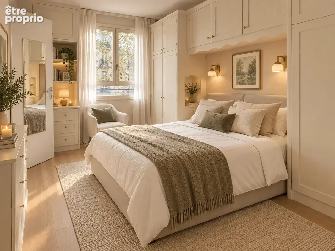 VENTE EN EXCLUSIVITE F2 meublé avec balcon et box   Paris 18ème arrondissement - photo 8