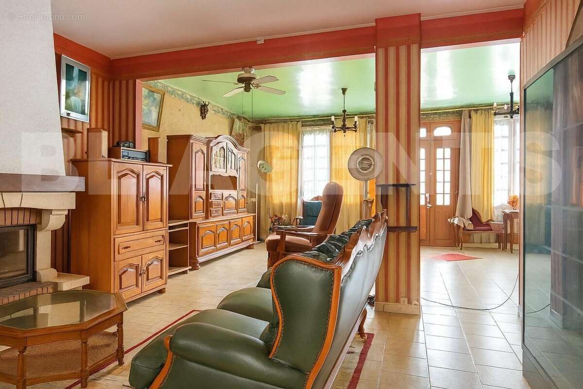 salon salle - Maison à TRUN