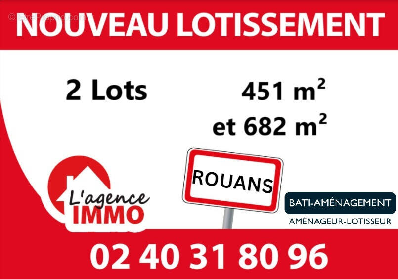 Terrain à ROUANS