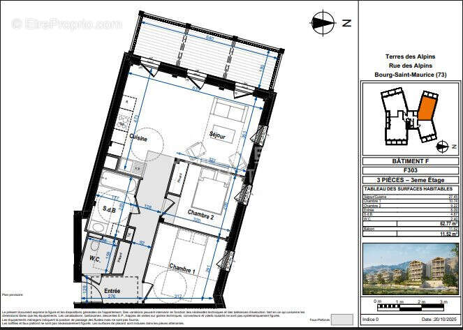 Appartement à BOURG-SAINT-MAURICE