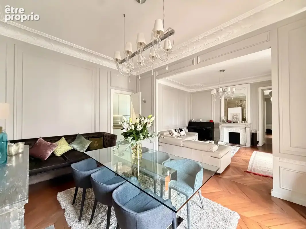 Paris 16 . Foch - Pergolèse, belle rénovation,  plein Sud            150 m2 / 3 chambres - 4ème étage - photo 6