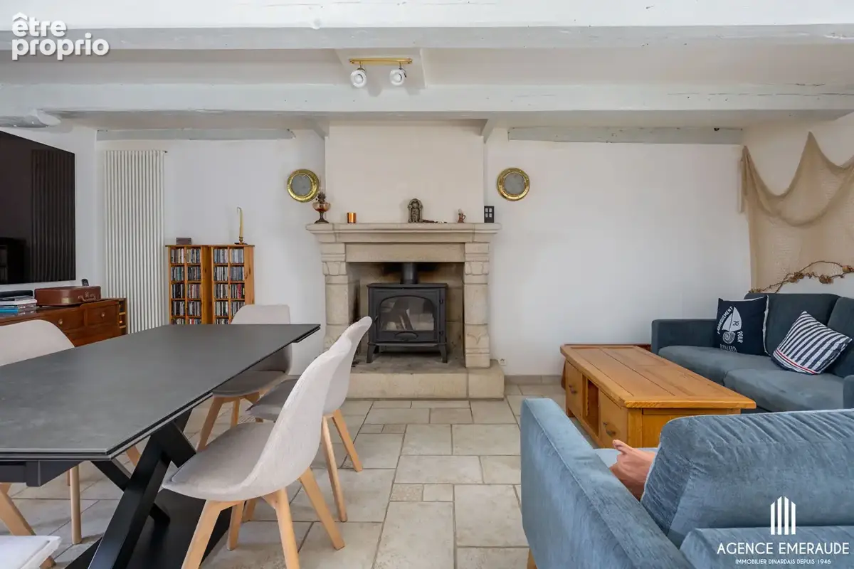 Maison ancienne 4 pièces à vendre à Dinard, terrasse, jardin, parking, garage - photo 2