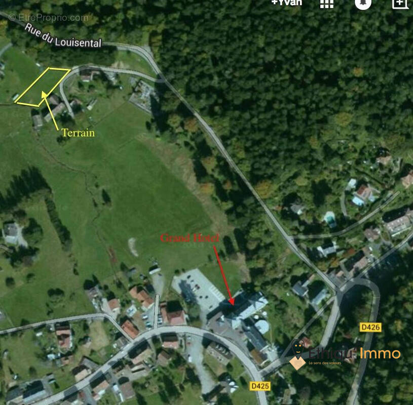 Terrain à LE HOHWALD