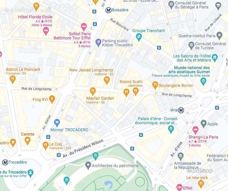 Commerce à PARIS-16E