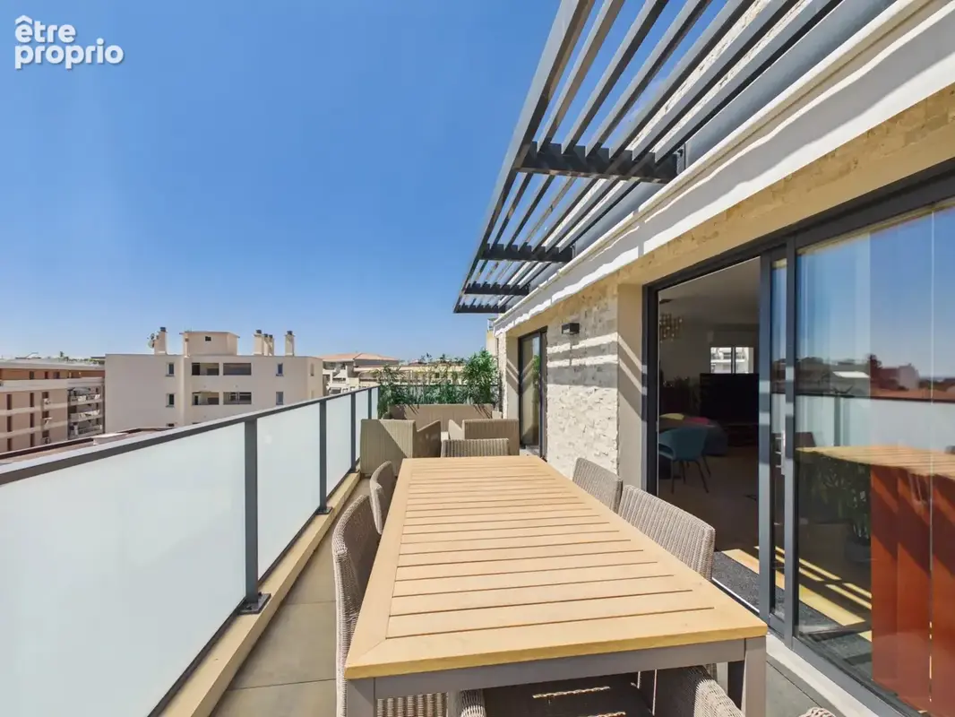 Juan les pins tanit penthouse piscine - photo 2