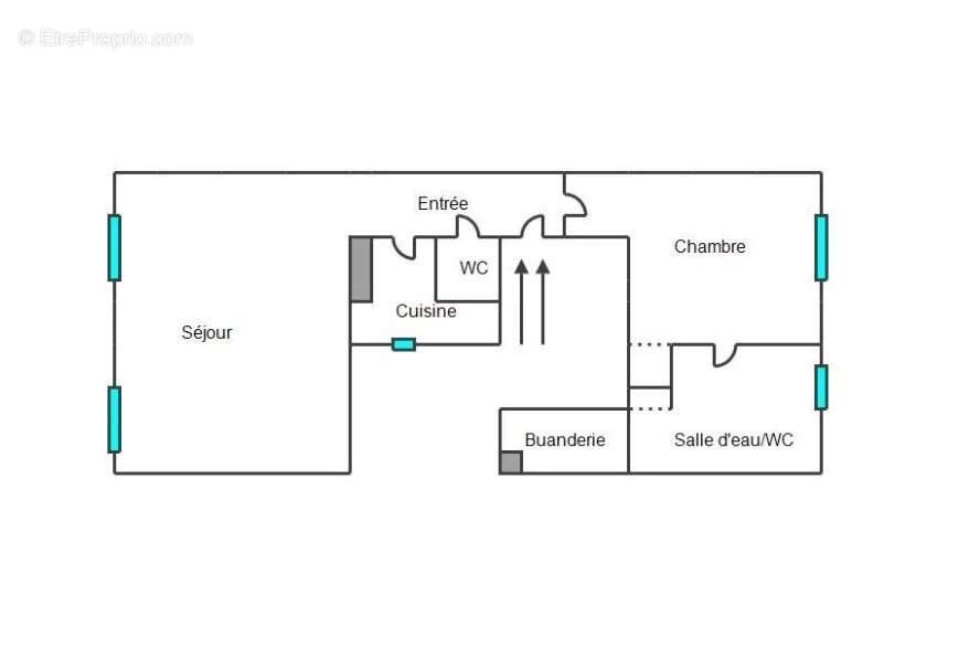Appartement à PARIS-18E