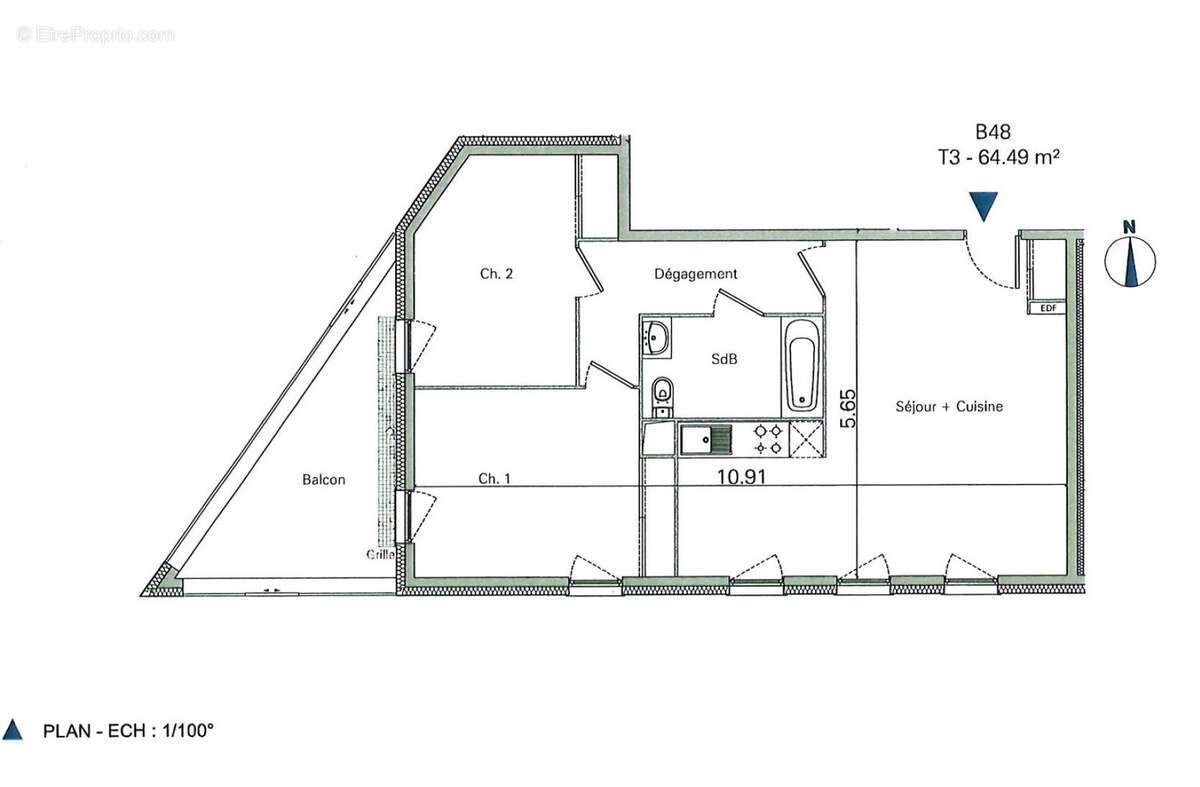 Appartement à BEGLES