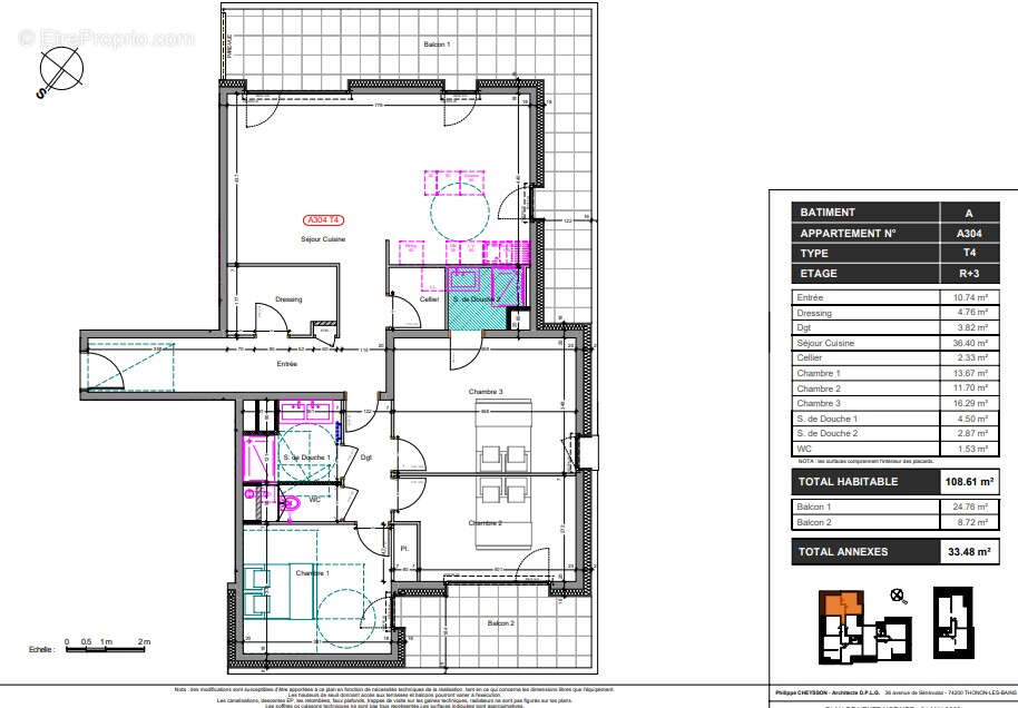 Appartement à THONON-LES-BAINS
