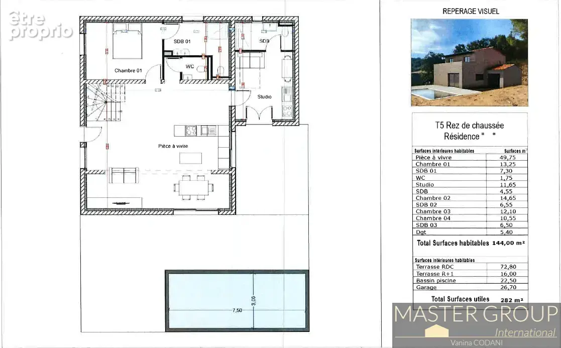 VILLA À TERMINER   170 m2   TERRAIN 800 m2 à Bastelicaccia - photo 4