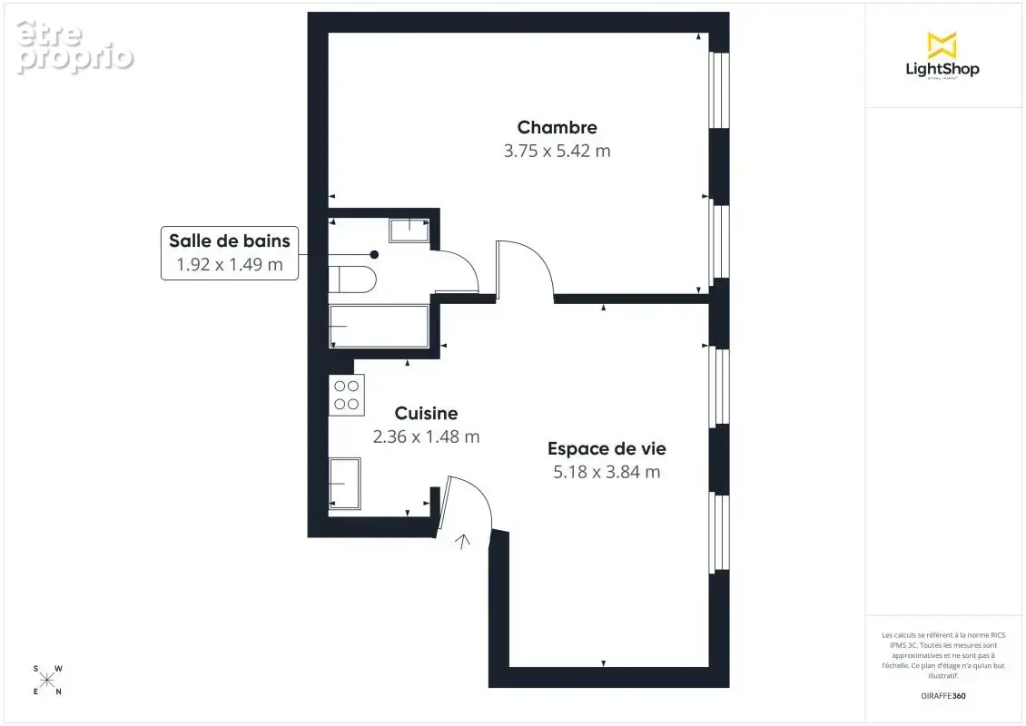 Appartement coup de coeur - Charmant 2/3 pièces - Vue dégagée et calme - Cité Jandelle, Paris 19ème - photo 3