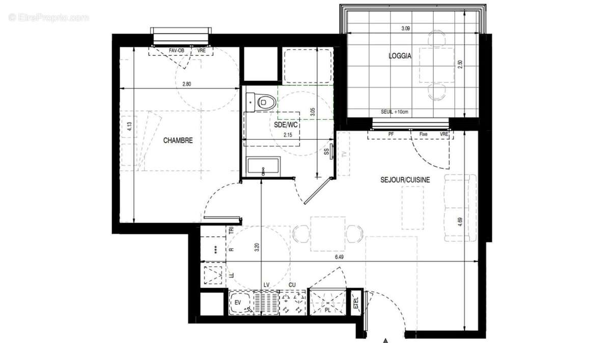 Photo 4 - Appartement à ANDREZIEUX-BOUTHEON
