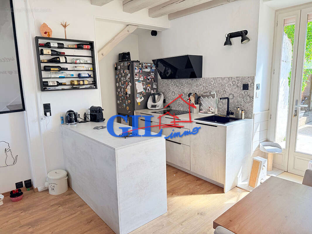 Seine port - maison briarde en pierre de 65m² hab. - photo 7