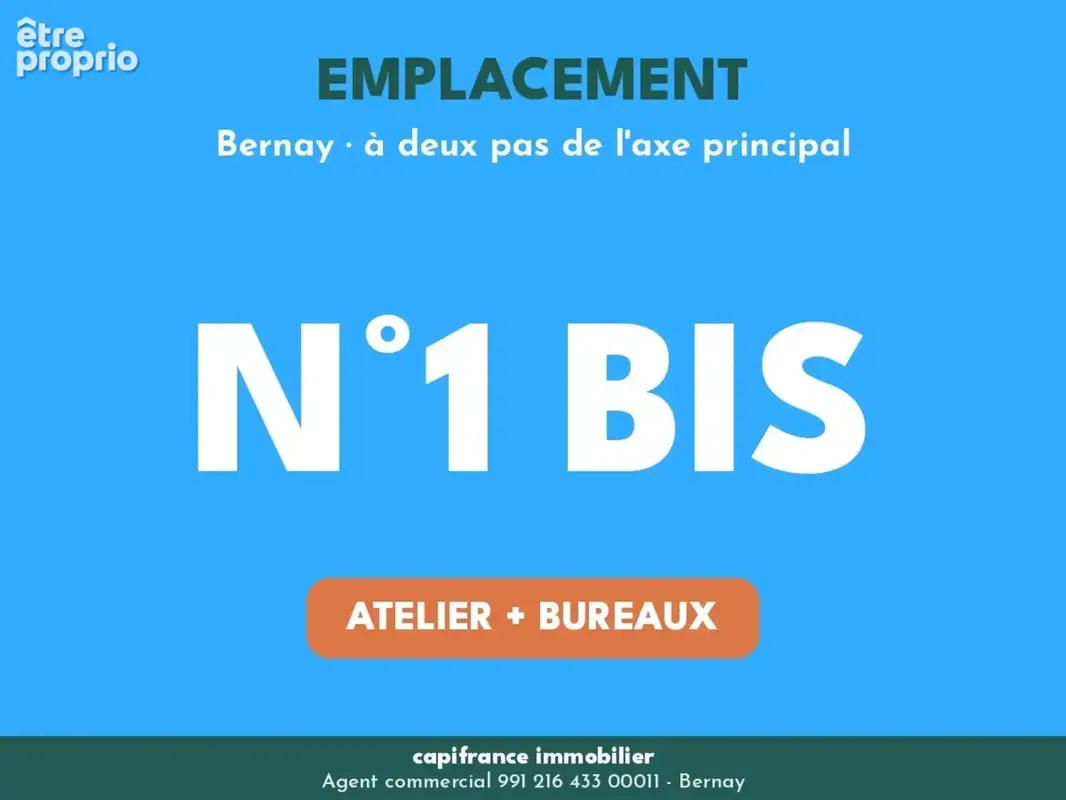 Local/bureau à vendre BERNAY (27) - photo 2