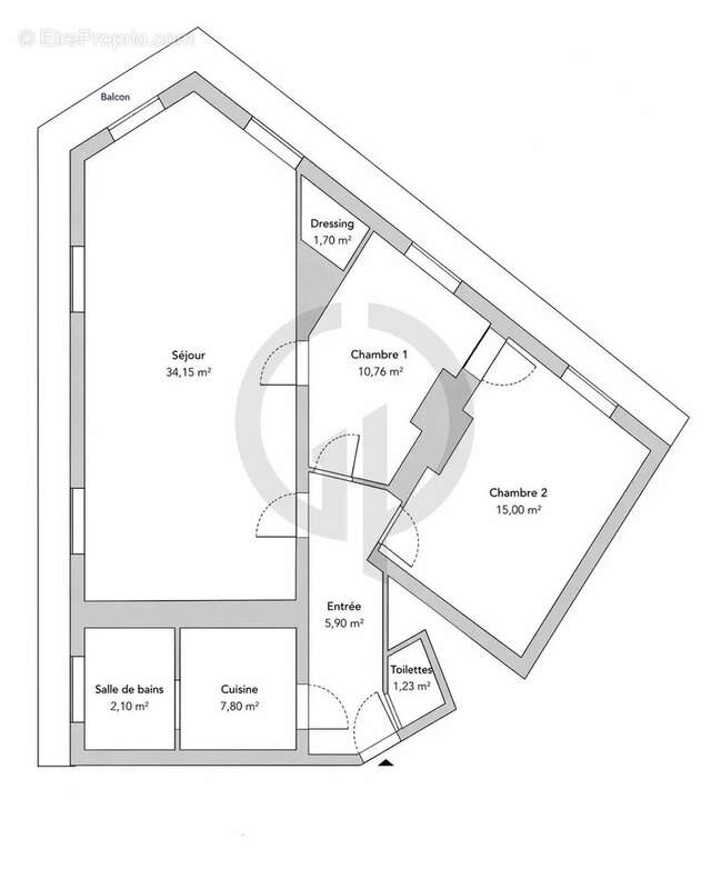 Appartement à PARIS-8E