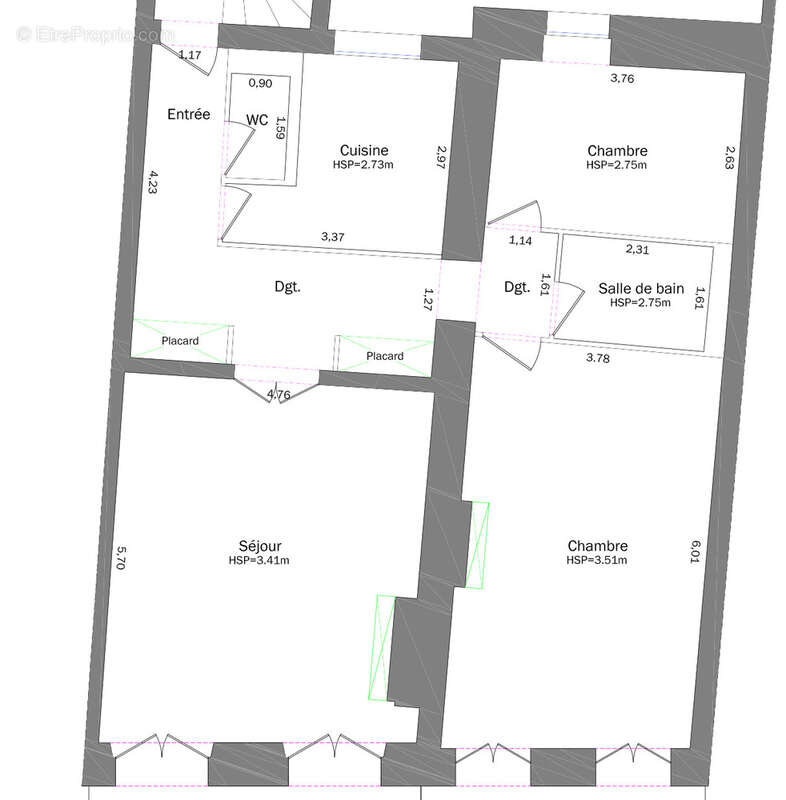 Appartement à BORDEAUX