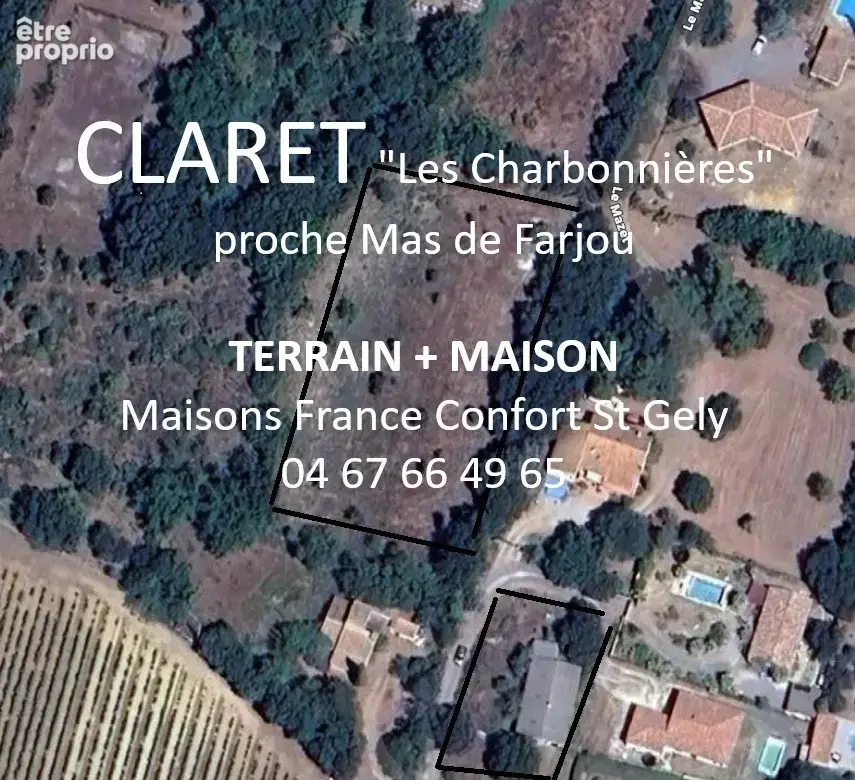 Terrain à CLARET
