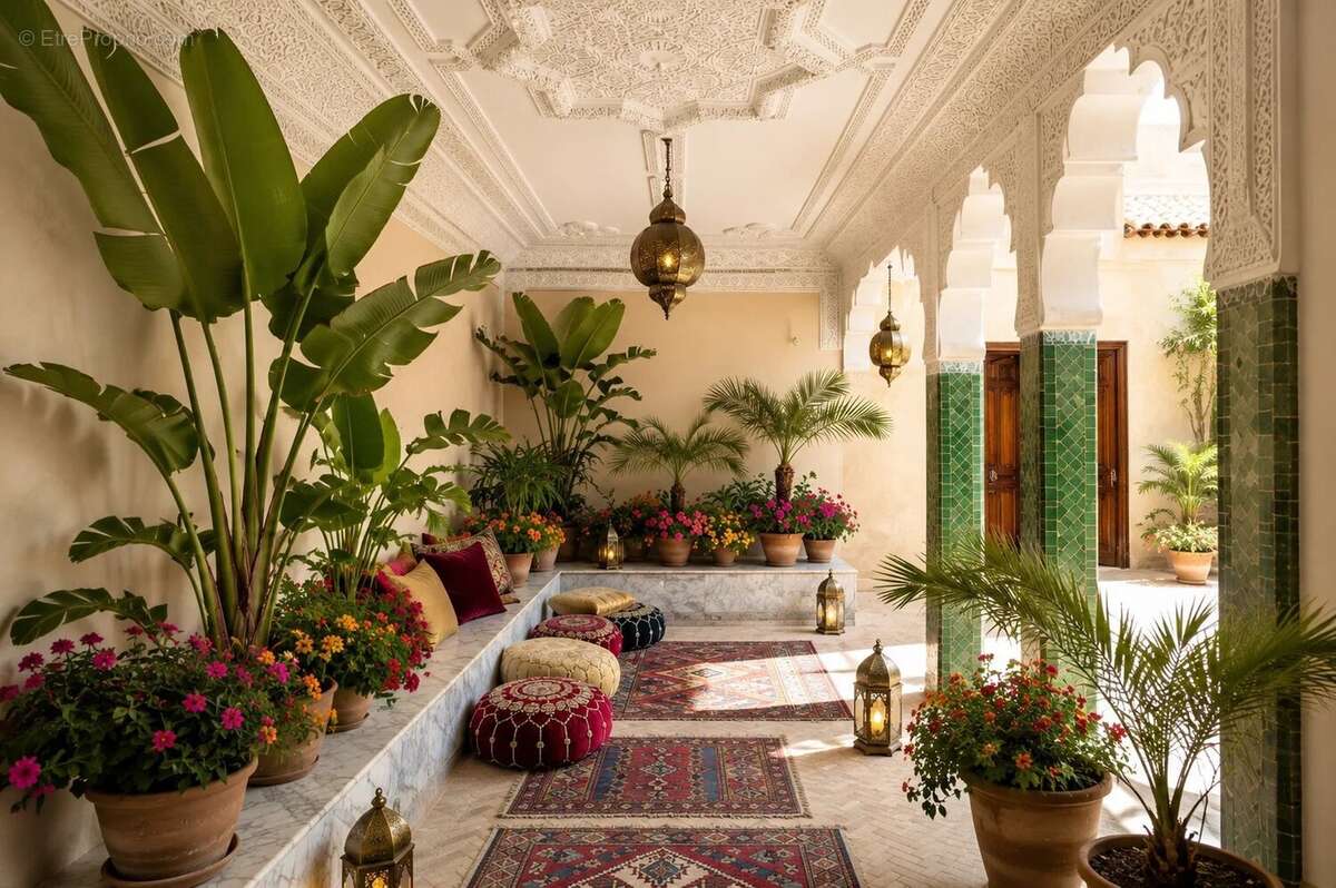 Marrakech - riad - piscine - photo 2
