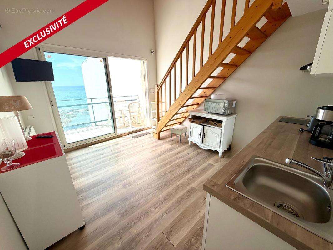 Appartement t2 + mezzanine vue mer la chaume - photo 6