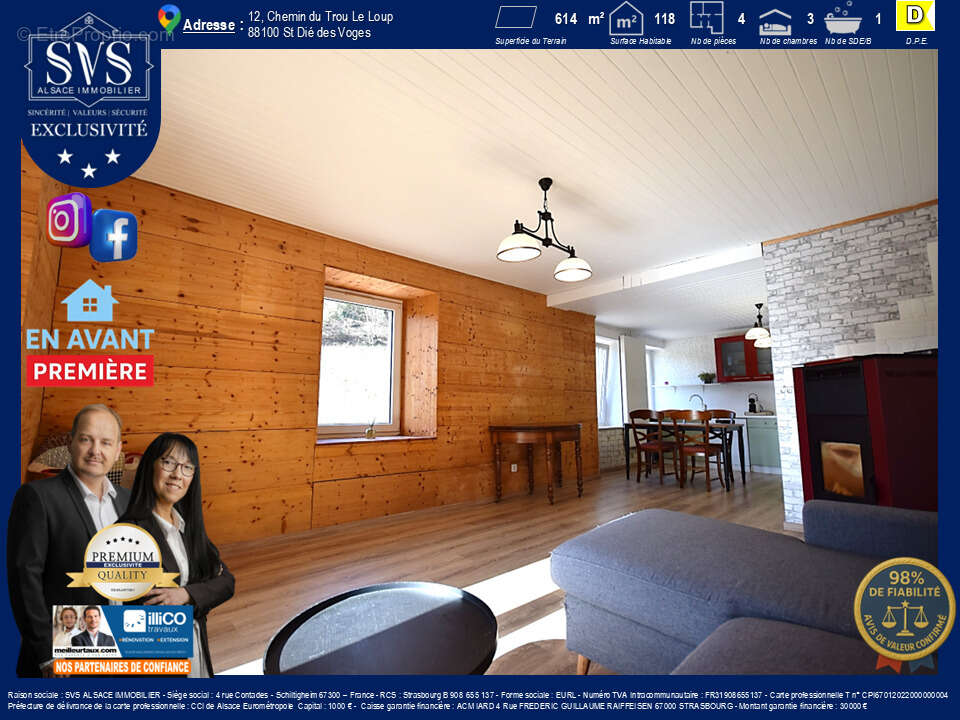 Maison à SAINT-DIE-DES-VOSGES