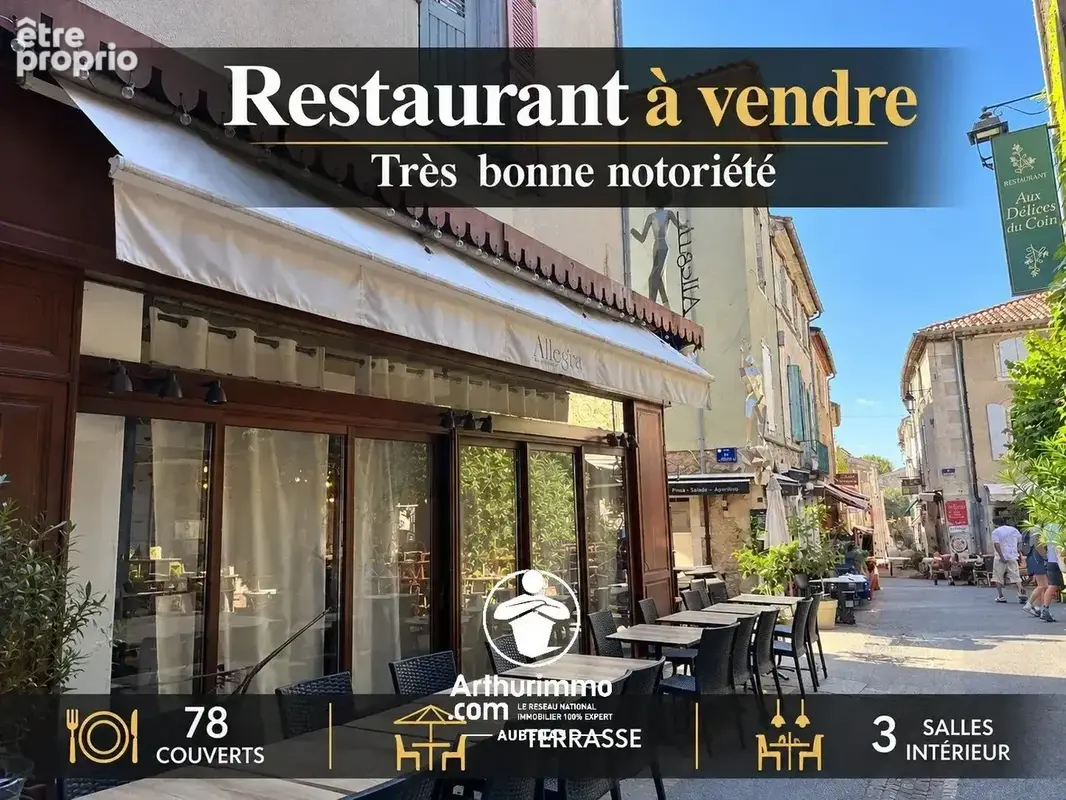 Vente Fonds de commerce Vallon-pont-d'arc(07150) 165 000ï¿œ - photo 1