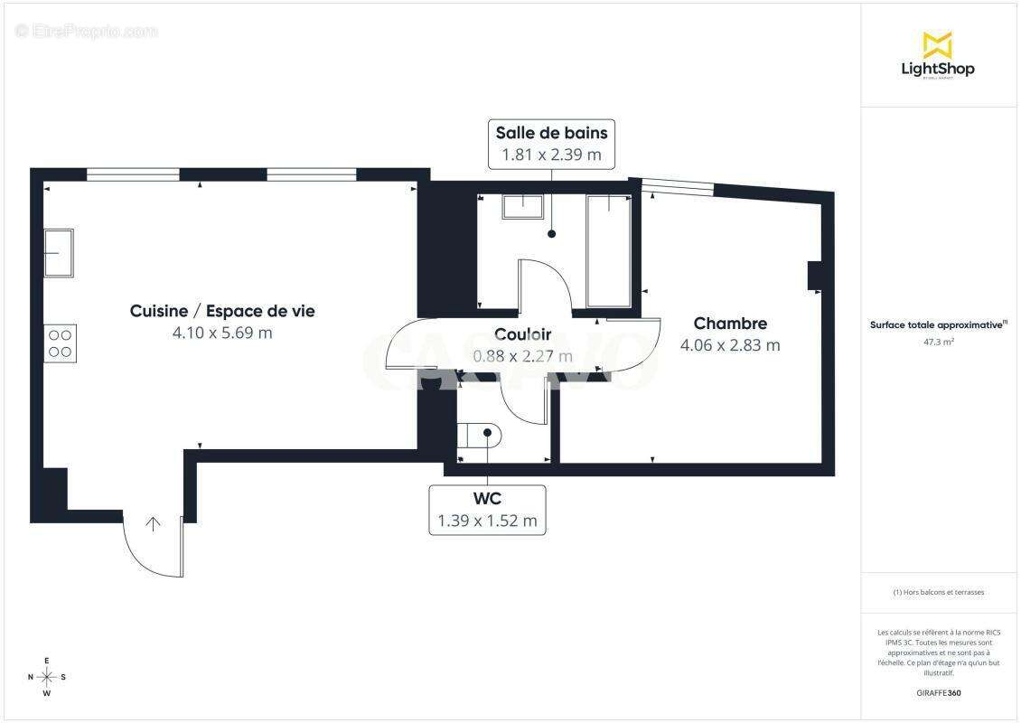 Appartement à LA VERPILLIERE