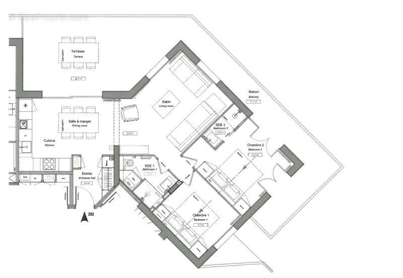 Appartement à VAUJANY