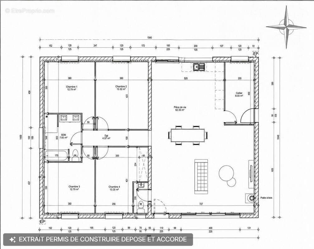 Maison 140 m² à Blanquefort  - photo 7
