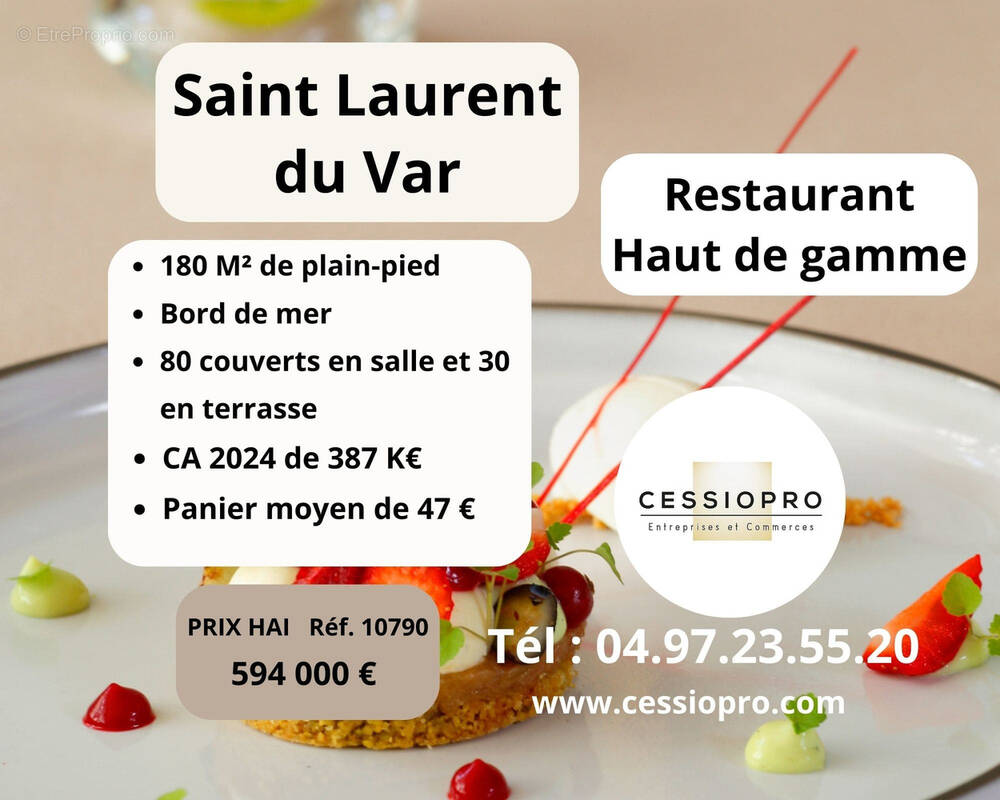Commerce à SAINT-LAURENT-DU-VAR