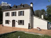 Facade principal en face des montagnes - Maison à OGEU-LES-BAINS