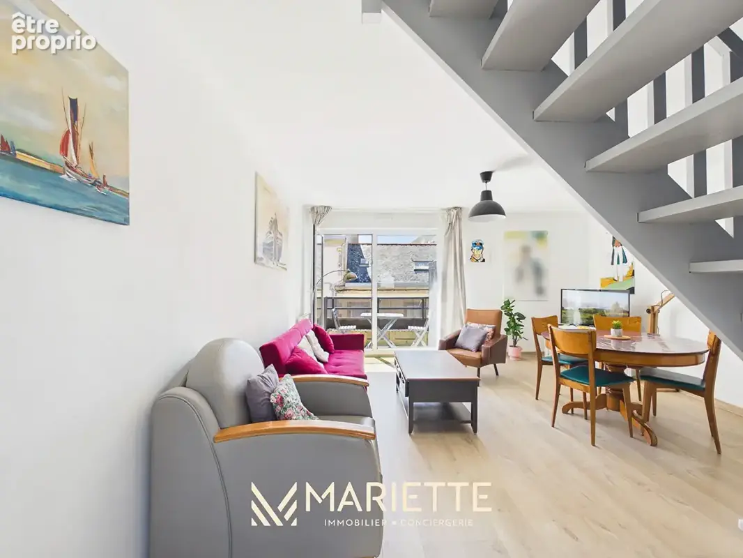 "HADDOCK" Bord de mer, arrière corniche - Appartement duplex T3 avec balcon en bord de mer - photo 5