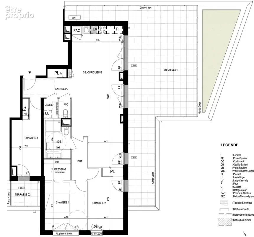 Appartement 4 pièces 100 m² à vendre à Saint-Herblain (44800) - photo 9
