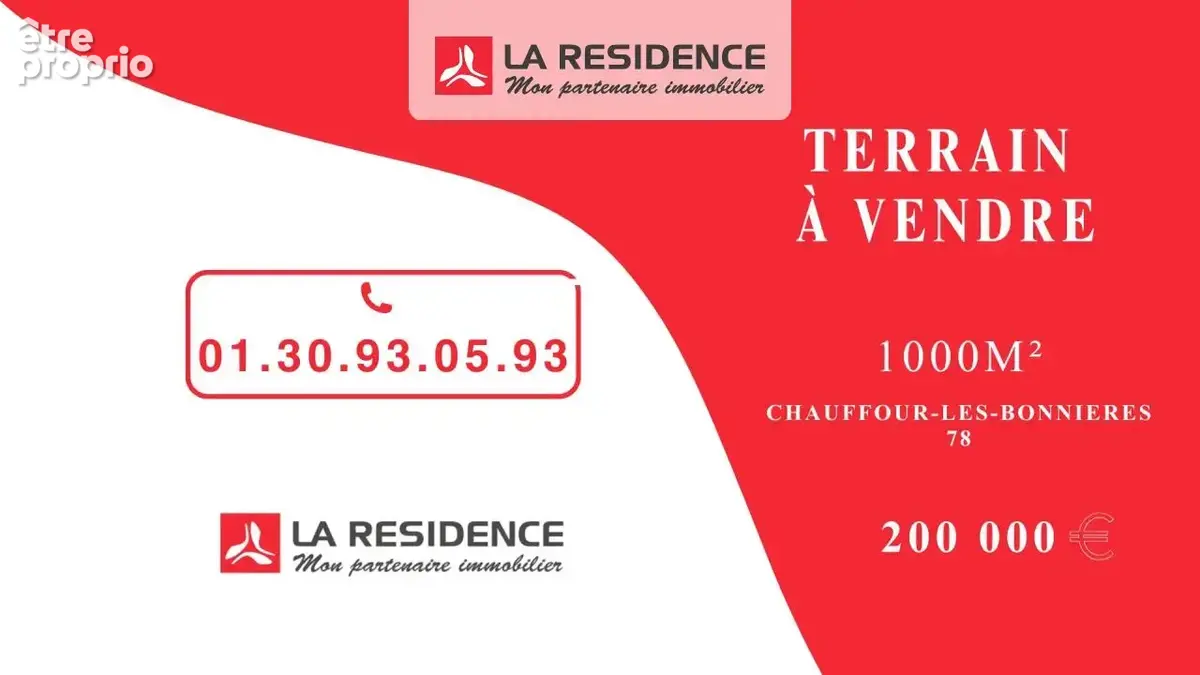 Terrain à CHAUFOUR-LES-BONNIERES