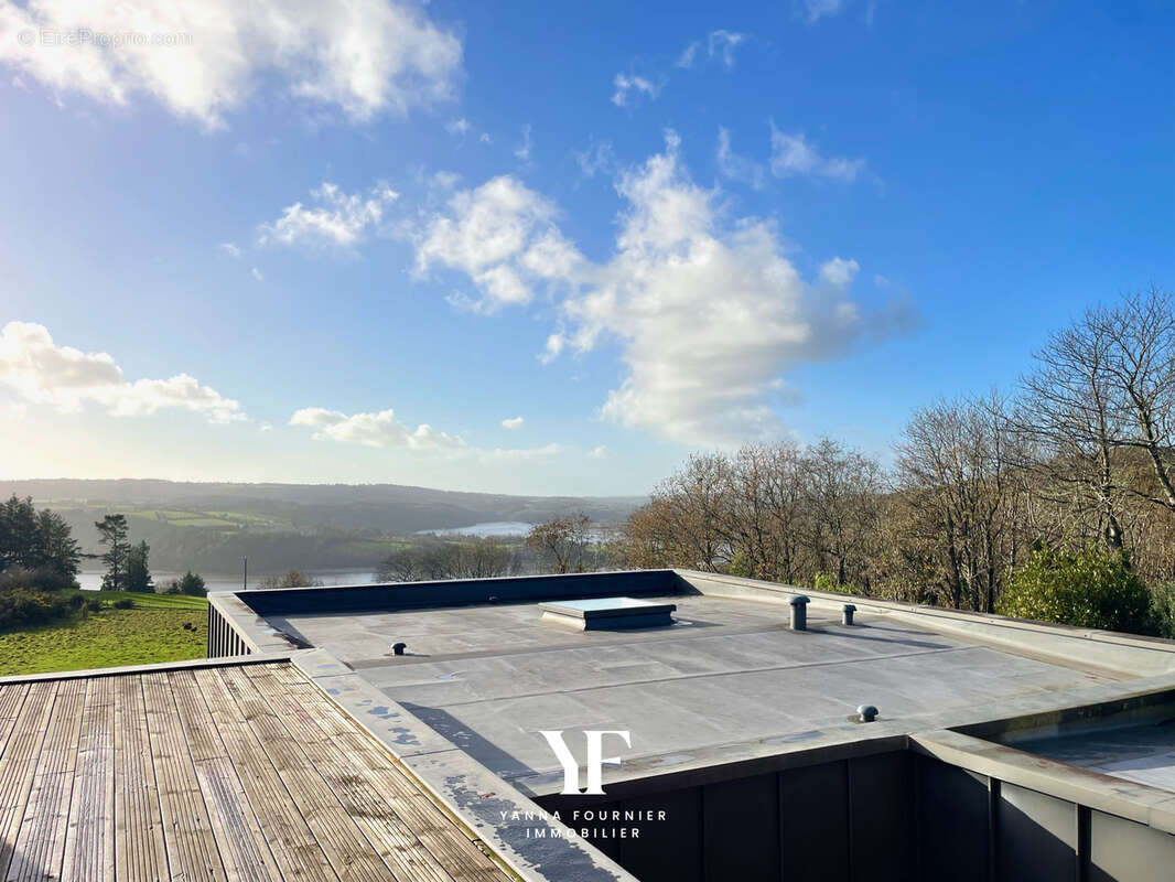 Maison contemporaine - 5 chambres - Vue sur la rivière de Rosnoën, - photo 16