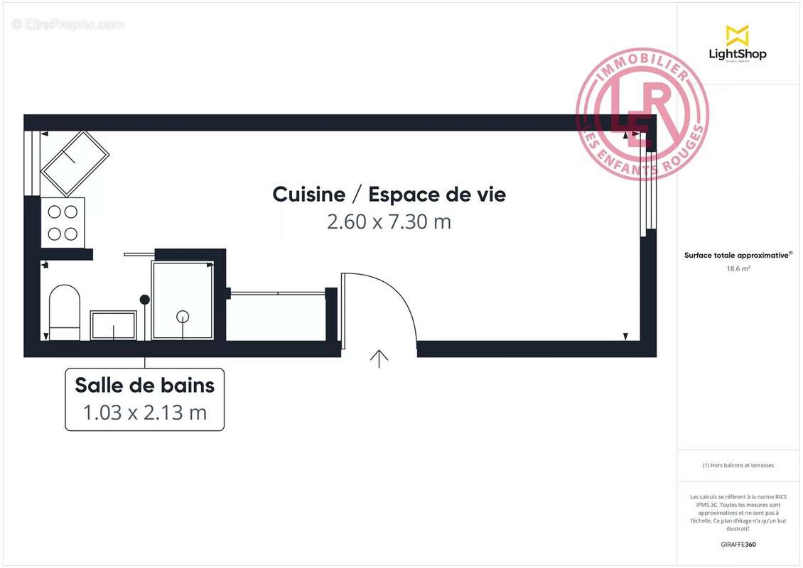 Appartement à PARIS-14E