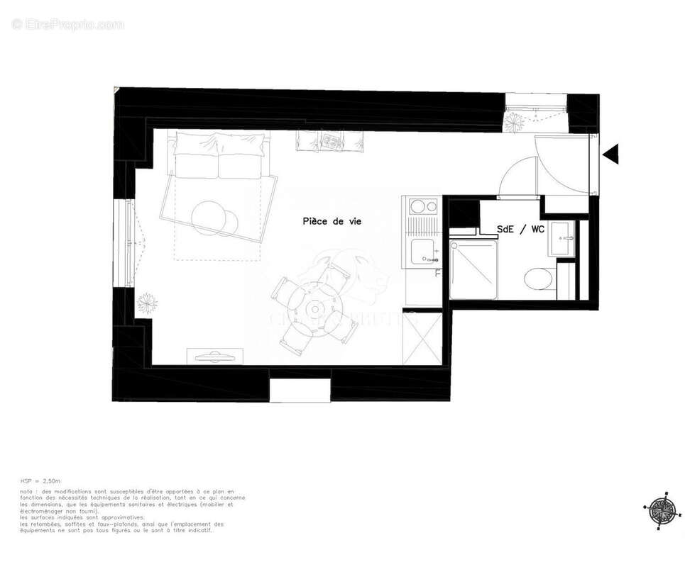 Appartement 24 m² à Tassin-La-Demi-Lune  - photo 2
