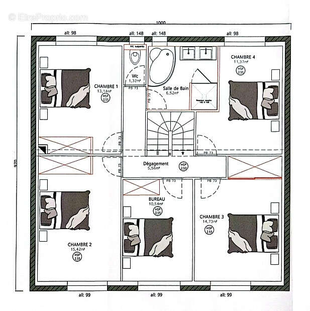 Maison à PLOUDALMEZEAU