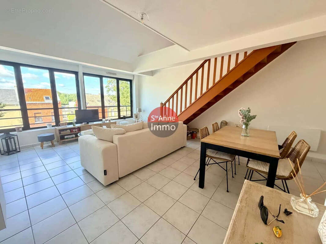 Amiens - appartement - duplex - 65 m2 - 1 chambre - bureau - parking - photo 3