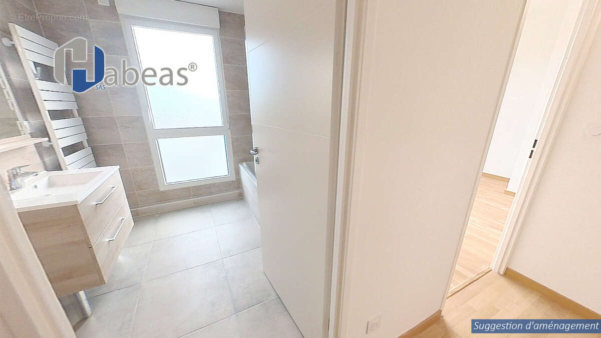 T4 Duplex de 95,42m² avec balcon de 11,87m² - photo 7