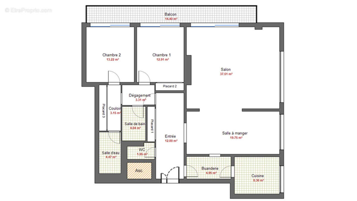 Appartement à VILLE-D'AVRAY