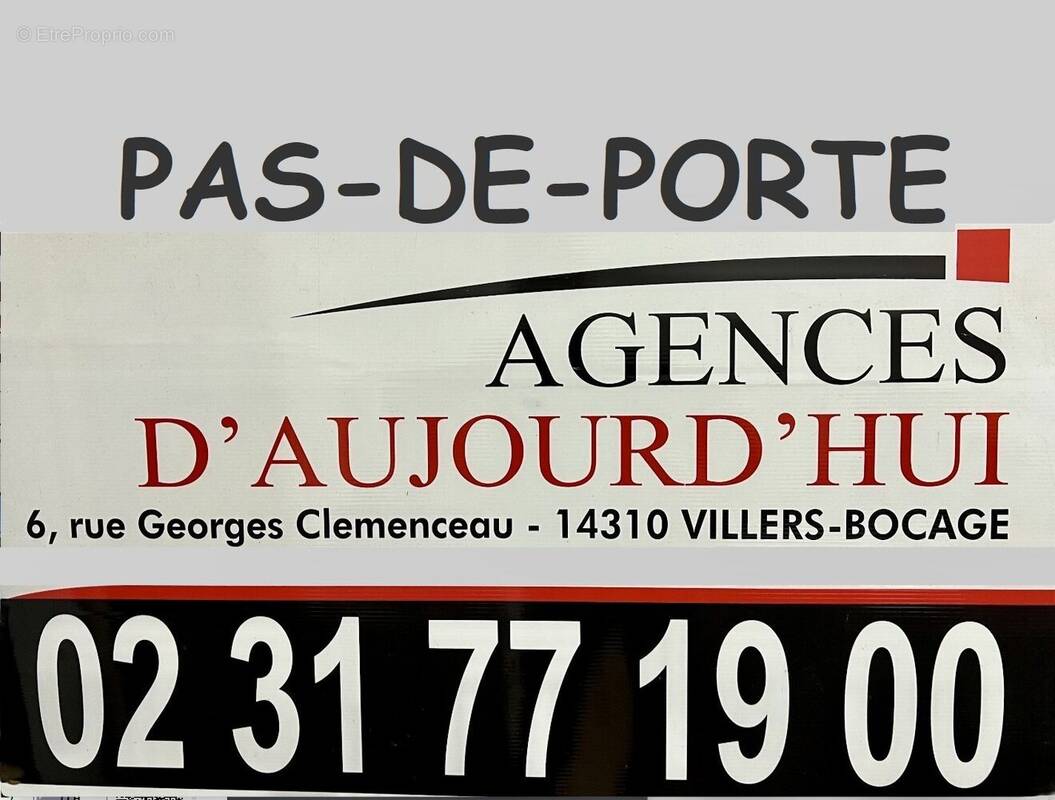 Commerce à VILLERS-BOCAGE