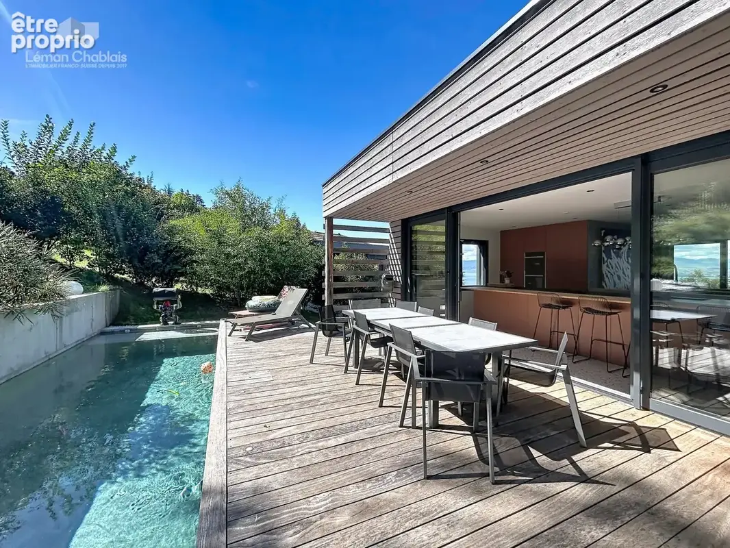 Évian-les-Bains - Villa T4 - Vue panoramique sur le lac Léman - photo 10