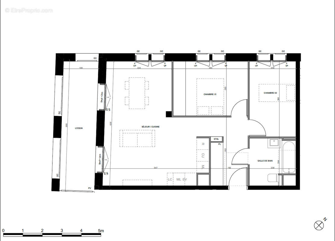 Appartement à TOULOUSE