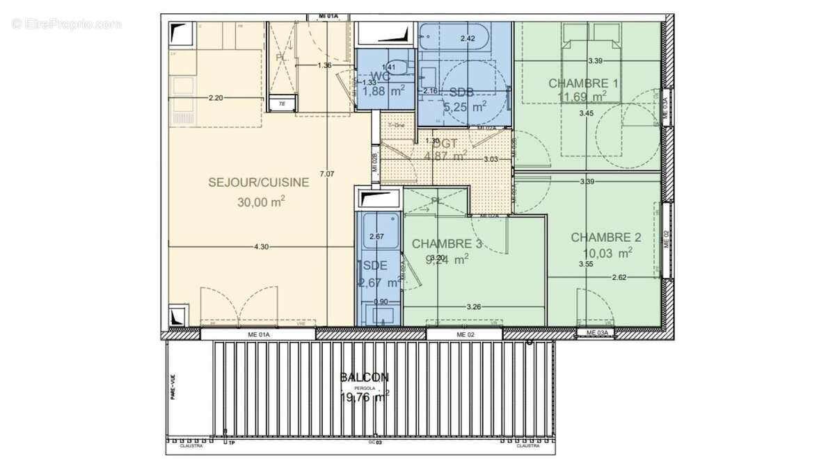 Photo 4 - Appartement à BORMES-LES-MIMOSAS