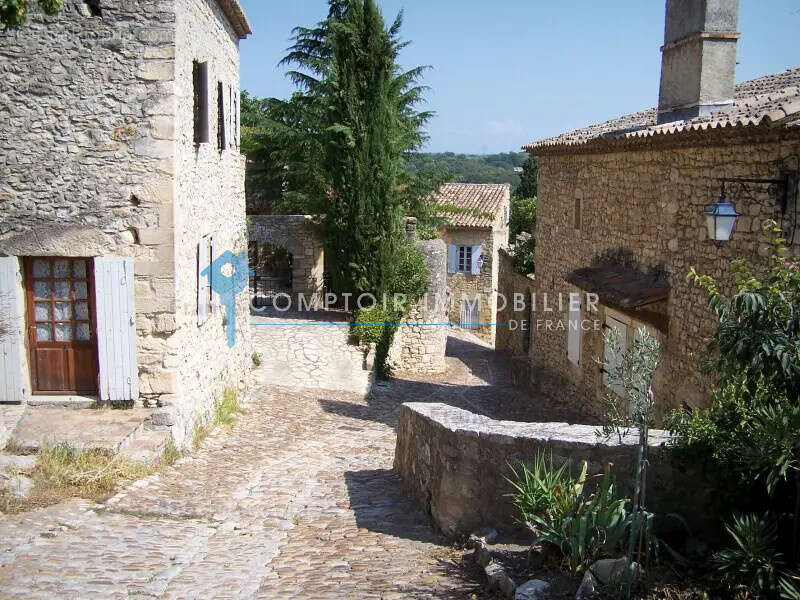 Village médiéval de la Vallée de la Cèze : Jolie Maison de village avec 2 terrasses ayant vue dominante - photo 6