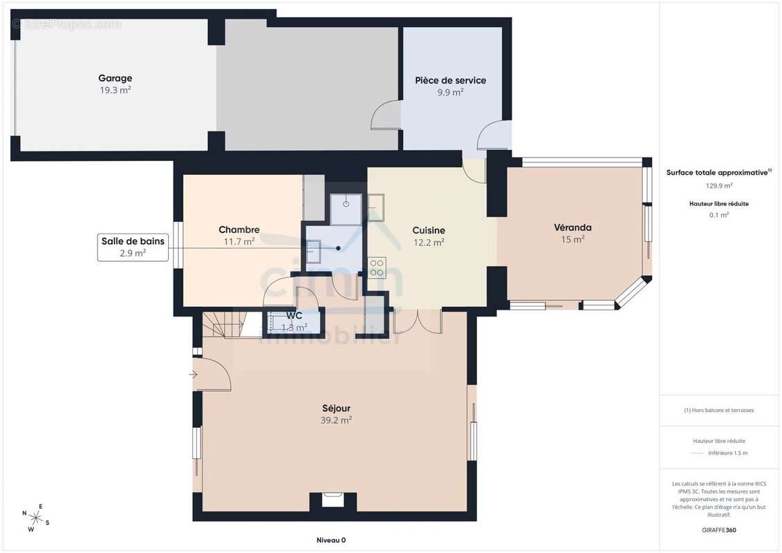 Maison de 120 m² sur un terrain de 1260 m² - photo 3