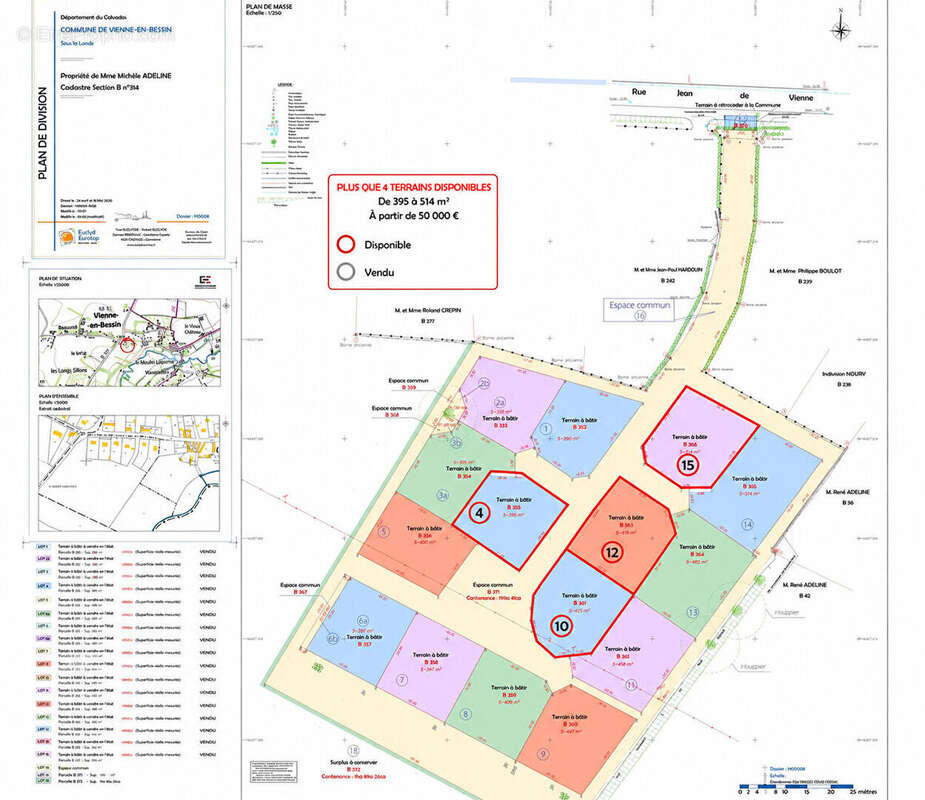 Lotissement de 15 parcelles - 13 déjà vendues - Plus que 2 terrains disponibles - photo 7