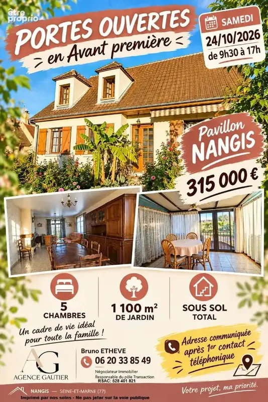 Nangis - 5 Chambres - Sous sol total - Terrain 1100 m² - photo 12
