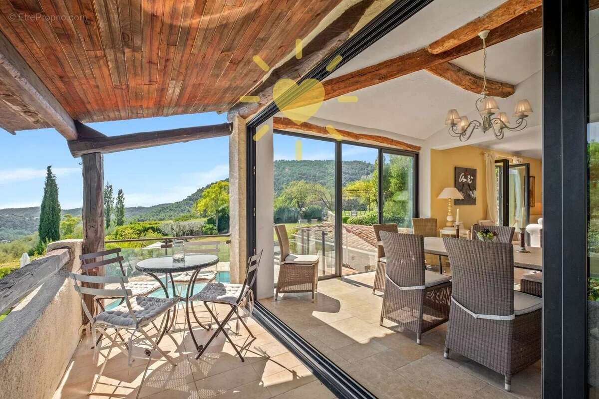 BARGEMON : Très jolie villa avec vue panoramique - photo 11