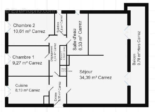 Bayonne Marracq   T3/4 avec balcon,cave et box dans un cadre verdoyant - photo 15