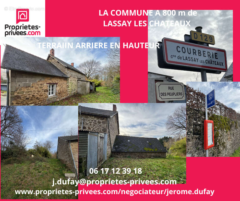 Maison à LASSAY-LES-CHATEAUX